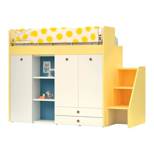 Letto singolo - ERGO - nidi - contemporaneo / per bambini / combinato
