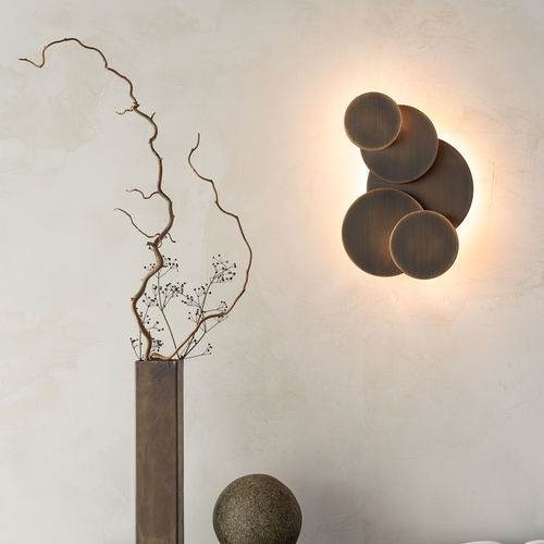 Applique contemporanea - Moonlight - ETHNICRAFT - da interno / in metallo / tonda