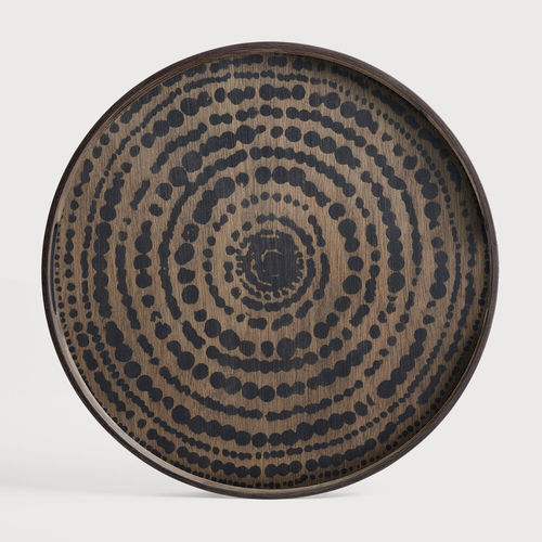 Vassoio di servizio in legno dipinto - BEADS  - ETHNICRAFT - per uso domestico