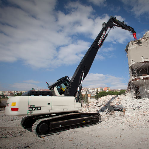 Escavatore cingolato - HMK 370 LC D  - HIDROMEK - a basso consumo di carburante / per demolizione / per cantiere