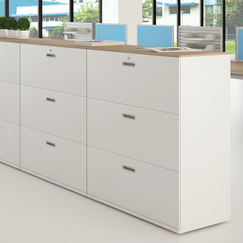 Armadio classificatore basso - KEEP - Bristol - in laminato / con cassetti / modulabile