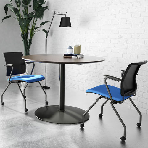 Sedia contemporanea - Kleiber Air - Bristol - da interno / in tessuto / con supporto in metallo