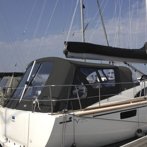 Tessuto per protezione solare - SEASILK HEAVY - swela - a tinta unita / in poliestere / per esterni