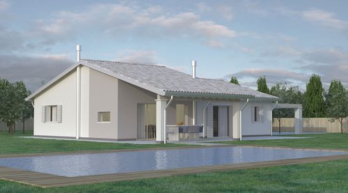 Casa prefabbricata - YORK - Bio house - ecologica / antisismica / modulare