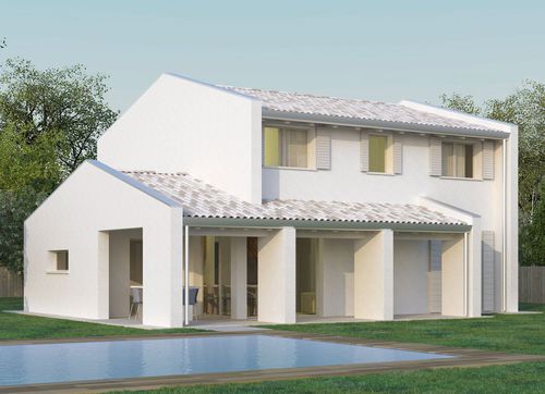 Casa prefabbricata - NANCY C4+3 - Bio house - ecologica / antisismica / modulare