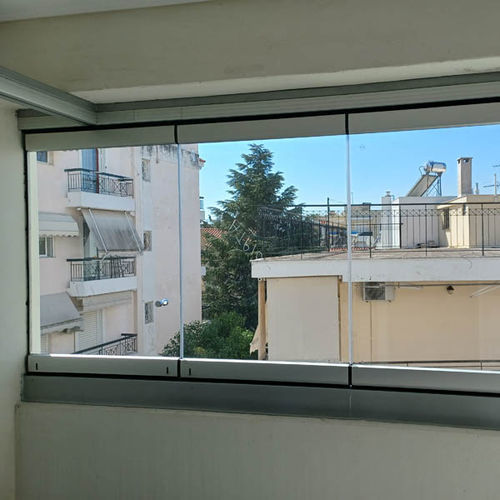 Finestra in cristallo - IN VRILISSIA - Atrio Glass Doors - con vetro di sicurezza / in alluminio / a libro
