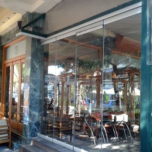 Facciata continua in pannelli - Atrio Glass Doors - in alluminio e vetro / decorativa / trasparente