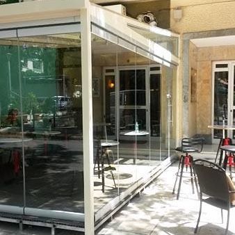 Pannello in vetro di sicurezza - IN ATHENS - Atrio Glass Doors - laminato / trasparente / per parete