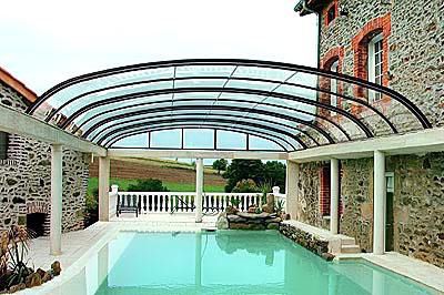 Protezione per piscina a tapparella - Atrio Glass Doors - di sicurezza / termica / invernale