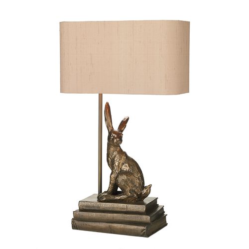 Lampada da tavolo - HOPPER - David Hunt Lighting - in bronzo / in seta / contemporanea