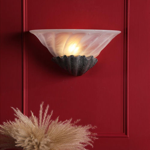 Applique contemporanea - AUGER  - David Hunt Lighting - da interno / in bronzo / in vetro