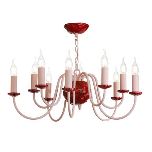 Lampadario in stile - BODKIN - David Hunt Lighting - in tessuto / da 10 lampadine / contract