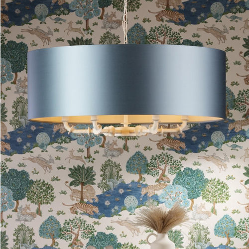 Lampada a sospensione - ICARUS  - David Hunt Lighting - in tessuto / contemporanea / con cavo