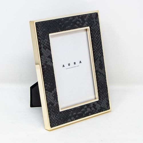 Cornice in pelle - ZANETA - Aura London - in oro