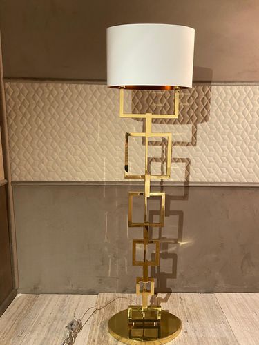 Lampada da terra - Signature - Fertini Casa - in metallo / in seta / contemporanea