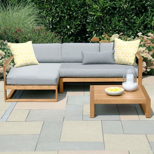 Divano modulare - CASITA : 9087 - COUNTRY CASUAL TEAK - contemporaneo / da giardino / in tessuto
