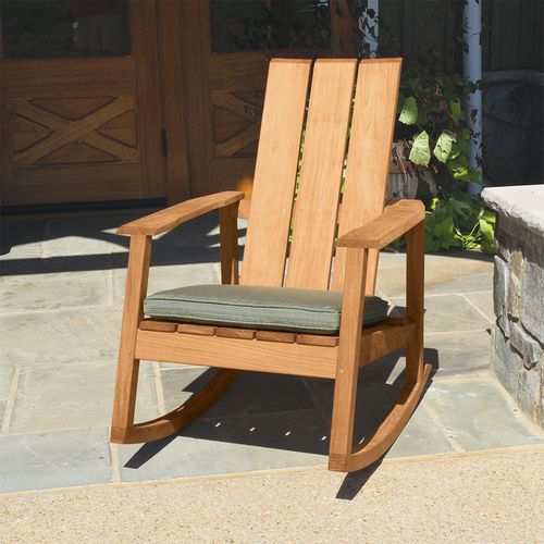 Sedia da giardino contemporanea - ASPEN : 7103 - COUNTRY CASUAL TEAK - da esterno / in teak / a dondolo