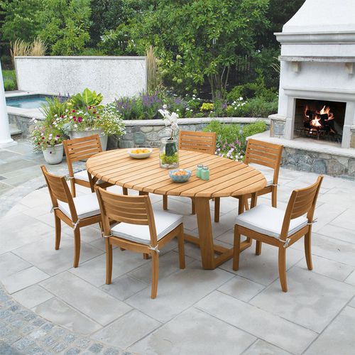 Tavolo da pranzo contemporaneo - ECLIPSE : 4874 - COUNTRY CASUAL TEAK - in teak / ovale / per uso residenziale