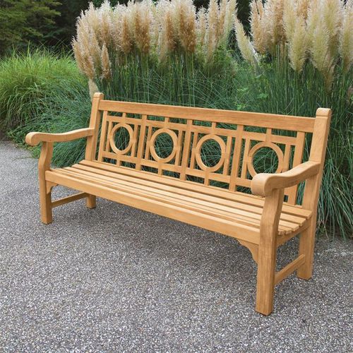 Panca contemporanea - LEAGRAVE  - COUNTRY CASUAL TEAK - in teak / in legno di latifoglie / con schienale