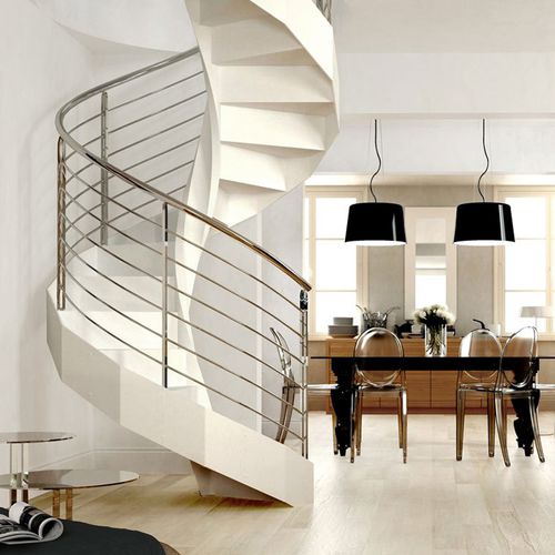 Scala elicoidale - E20-T-GLE - d'OPERA STAIRS - con gradini in legno / contemporanea / prefabbricata