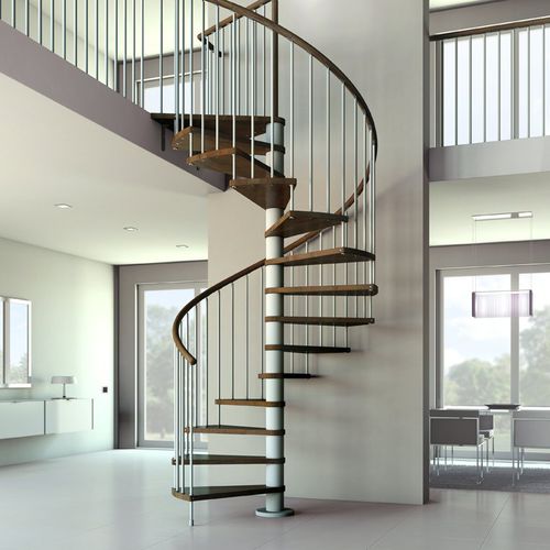 Scala a chiocciola - C20-KIT - d'OPERA STAIRS - con gradini in legno / con struttura in metallo / contemporanea