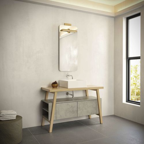 Mobile lavabo sospeso - NOVEL BATHROOM FURNITURE - da appoggio / in legno massiccio / in ceramica