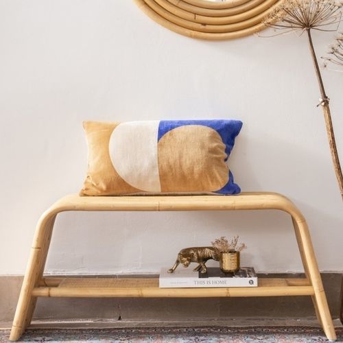 Panca contemporanea - RIVIERA - KOK Maison - in rattan / senza schienale / senza braccioli