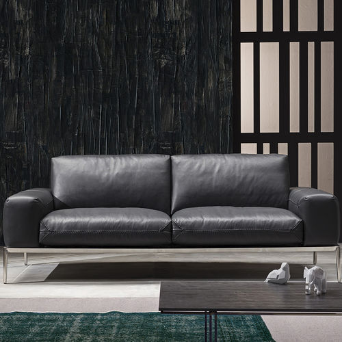 Divano contemporaneo - CHIC - Rossini - in pelle