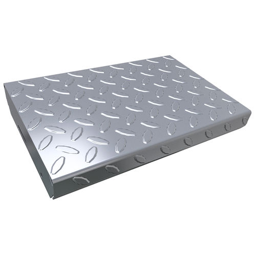 Gradino in lamiera - CHECKER - TLC Sp. z o.o. - antiscivolo / ad alta resistenza / prefabbricato