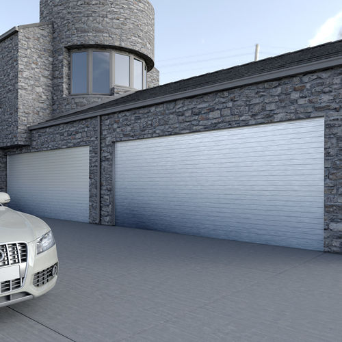 Porta avvolgibile per garage - ECOSEGUR-100 - Persax - in alluminio / automatica