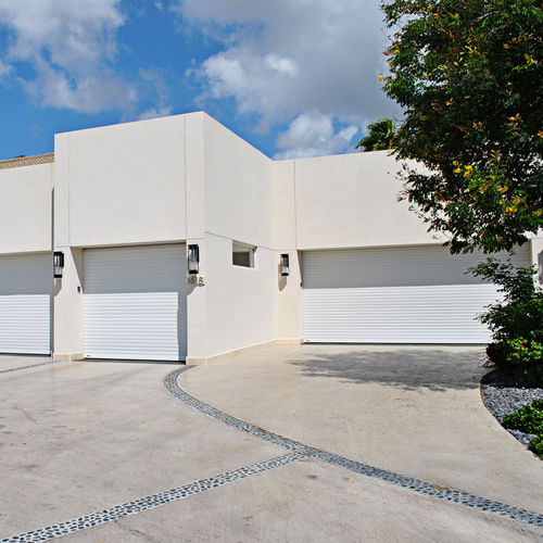 Porta avvolgibile per garage - MINICUR -77 - Persax - in alluminio / in poliuretano / automatica