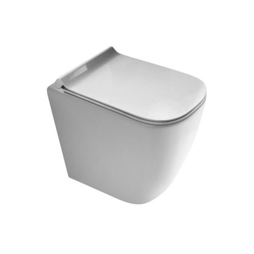 WC sospeso - BDS-MLI-360 - BAGNODESIGN - in ceramica / senza brida / moderno