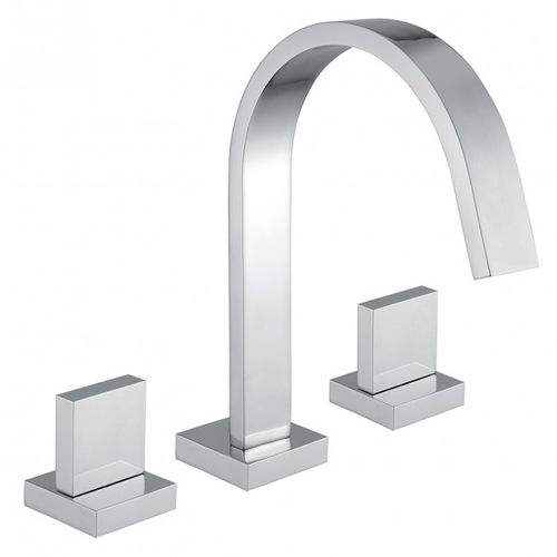 Miscelatore doppio comando per lavabo - BDM-MEZ-303S - BAGNODESIGN - da appoggio / in metallo cromato / da bagno