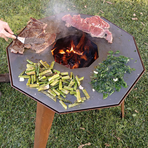 Grill a legna - Nove  - Carawela - da terra