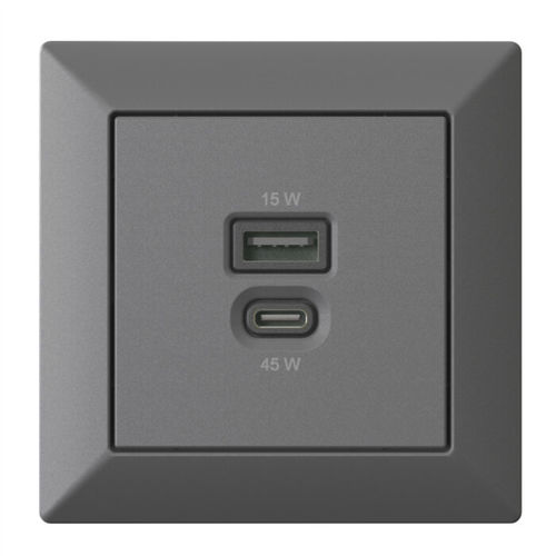 Presa USB - 6530x0101 - Bodo Ehmann GmbH - da parete / non incassato / contemporanea