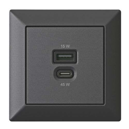 Presa USB - 6520x0101 - Bodo Ehmann GmbH - da parete / non incassato / contemporanea