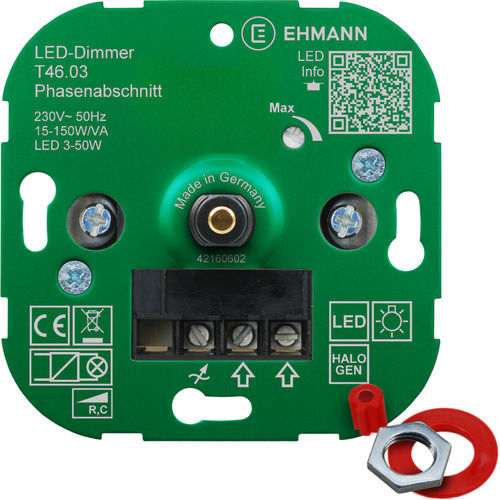 Dimmer per illuminazione - T46.03 - Bodo Ehmann GmbH - a pulsante / rotativo / elettronico