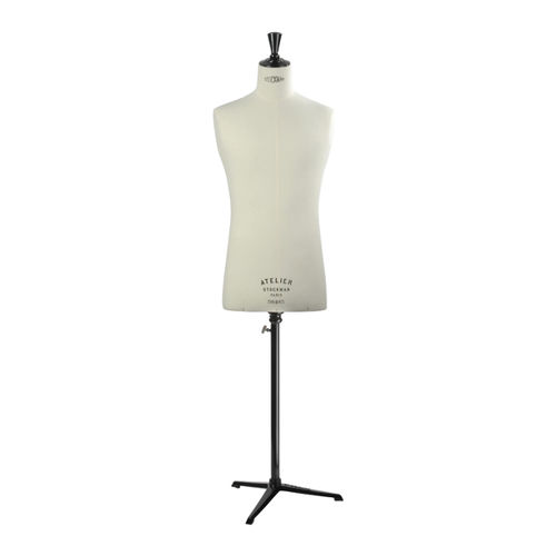 Manichino sartoriale uomo - B485 - STOCKMAN - astratto / senza testa / bianco