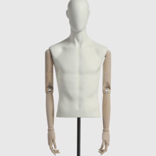 Busto uomo - 89 ABSOLUTE - WINDOW FRANCE - astratto / in faggio / in tessuto