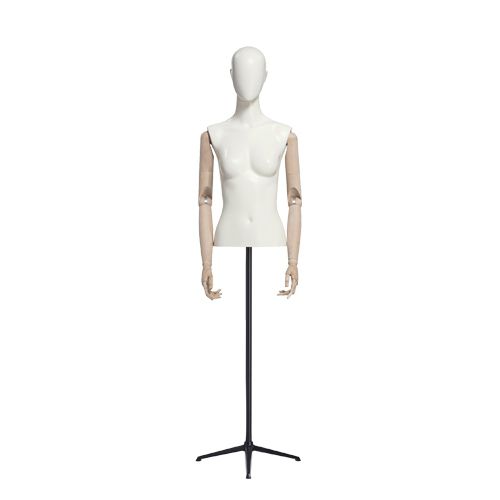 Busto donna - 84 ABSOLUTE  - WINDOW FRANCE - vintage / in legno / in tessuto