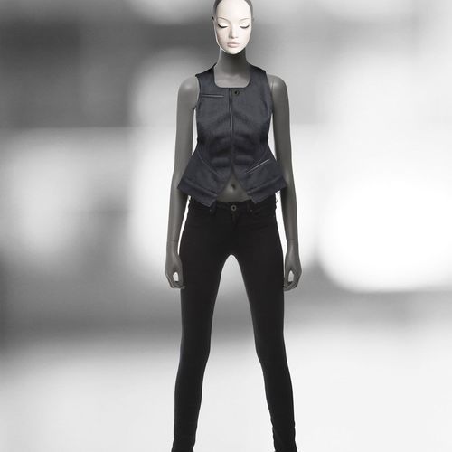 Manichino donna - 81 ABSOLUTE - WINDOW FRANCE - realista / seduto / di gamma superiore
