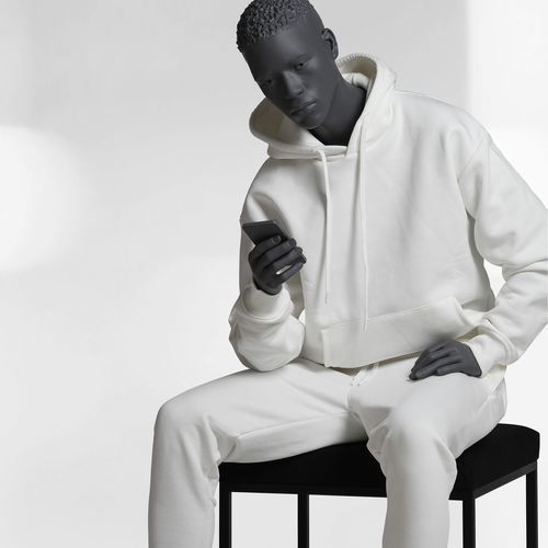 Manichino uomo - 163 CITIZENS - WINDOW FRANCE - moda / seduto / nero