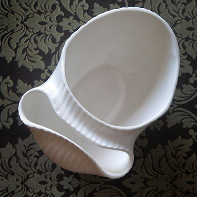 Ciotola in ceramica - GALET - Bussoga - tipo conchiglia / contract / contemporanea