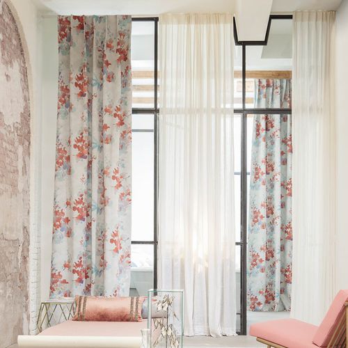 Tessuto da tappezzeria - GOSSIAN : GWENDOLINE - FR-One - per tende / a fiori / poliestere FR