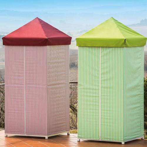Cabina da giardino per uso residenziale - LIGHT - RED SRL - in acciaio galvanizzato / in tessuto