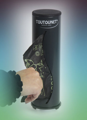Distributore di sacchetti per escrementi di cani a muro - TOUTOUNET&reg; S - SEPRA - per spazio pubblico / in alluminio / 200 sacchetti