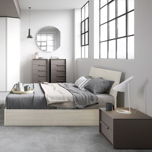 Comodino contemporaneo - BONN - cinquanta3 - in legno laccato / rettangolare / con cassetti