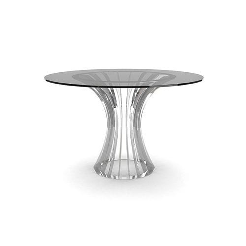 Tavolo contemporaneo - Aros - BITANGRA - in vetro temprato / in acciaio inossidabile / in granito