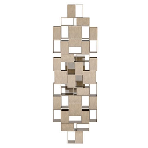 Applique contemporanea - Jinga M - BITANGRA - da interno / in ottone spazzolato / scultura