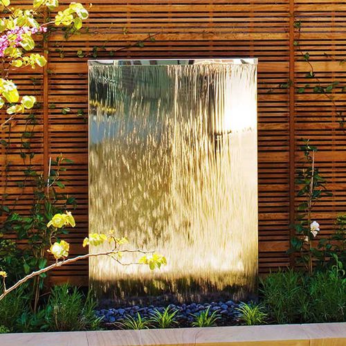 Muro d'acqua acciaio inossidabile - DAVID HARBER